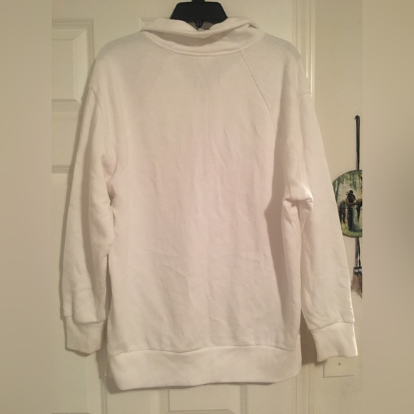 Victoria’s Secret Pink Pure white sweatshirt sz small but oversized - Picture 4 of 4